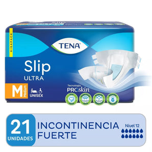 Pañales Tena Slip 21 unidades - Alta absorción - Talla M