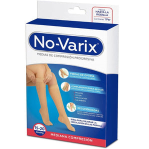 Medias de compresión a la rodilla 15-20 mm/hg - No-Varix - regemedsmaipu