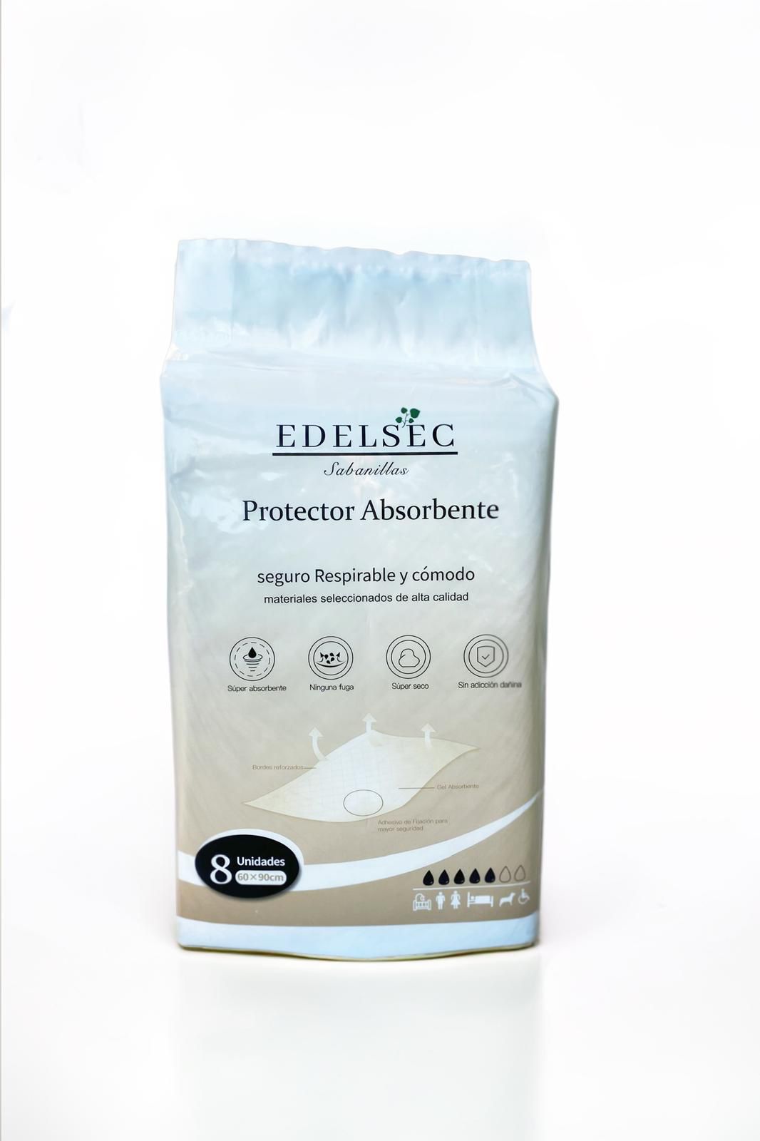 Sabanilla desechable Edelsec 90x60 cm. - 8 unidades - regemedsmaipu
