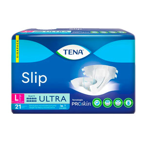 Pañales Tena Slip 21 unidades - Alta absorción - Talla L