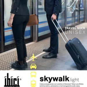 Calcetín Ibici Skywalk Light 11-14 mm/Hg – Color Negro