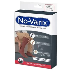 Calcetas NO-VARIX® de Hombre 15-20 MMHG Azul – A la Rodilla