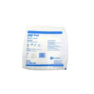 Aposito Absorbente Esteril ABD PAD 10cm x 10cm caja de 50 unid