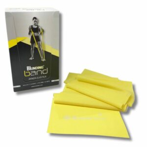 Banda Elástica Para Ejercicio Amarilla – Resistencia baja – Blunding