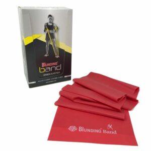 Banda Elástica Para Ejercicio Roja – Resistencia media baja- Blunding