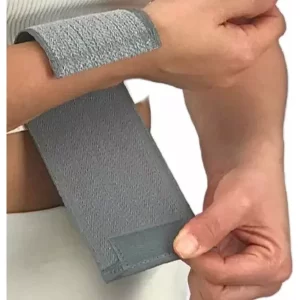 Muñequera Elasticada Beige – Talla Única Blunding