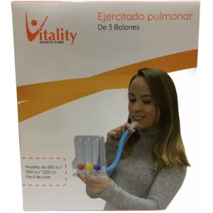 Ejercitador Pulmonar Triflow – Vitality