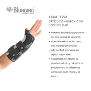 Ortesis De Muñeca Con Dedo Pulgar Blunding