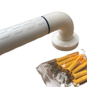 Barra de Seguridad Blanca Reforzada de 30 cm