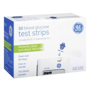 Tiras Reactivas glucometro Ge100 General Electric 50 unidades