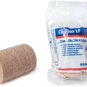 Venda Cohesiva Autoadherente COPLUS Beige de 7.5cm x 2 m – 1 Unidad