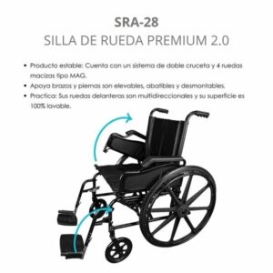Silla de ruedas premium 2.0 Blunding