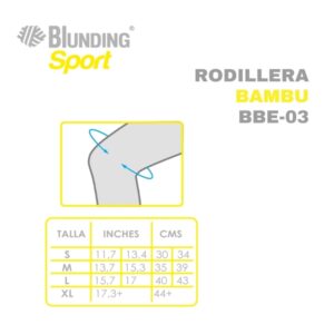 Rodillera de Elasticada Bambú