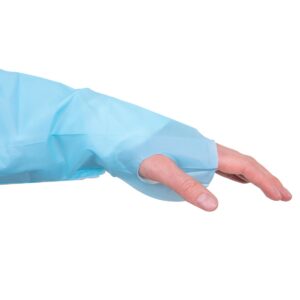 Pechera Plástica con Manga y ojal en Pulgar – Pack 10 unidades