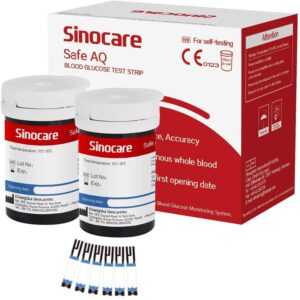 Tiras Reactivas SINOCARE Safe AQ 50 unidades