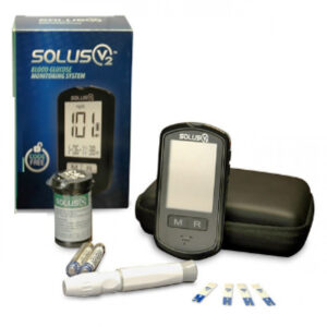 Pack Glucometro Solus V2 + 10 Cintas + 10 Lancetas
