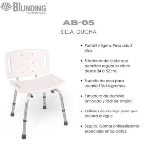 Silla de ducha Blunding