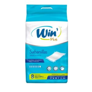 Sabanillas Desechables 60 x 90 cm Win (8 un.)