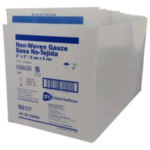 Gasa No Tejida 4 Pliegues 5 x 5 cm – Caja 50 unidades