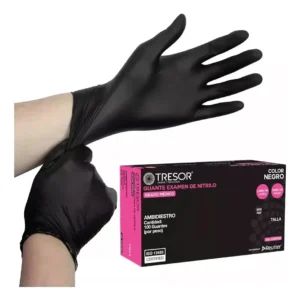 Guantes de Nitrilo Negros Tresor