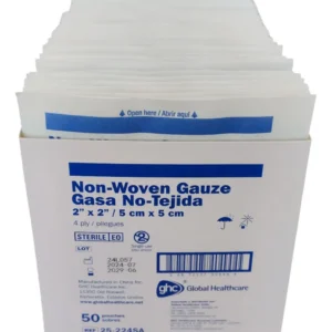 Gasa No Tejida 4 Pliegues 5 x 5 cm – Caja 50 unidades