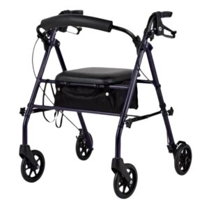 Andador de 4 Ruedas con Asiento y Frenos SM Caballero – Alta Resistencia 136 kg