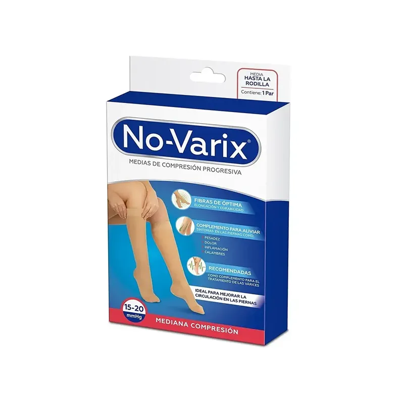 Calcetín No Varix 20-30 mmHg Negro