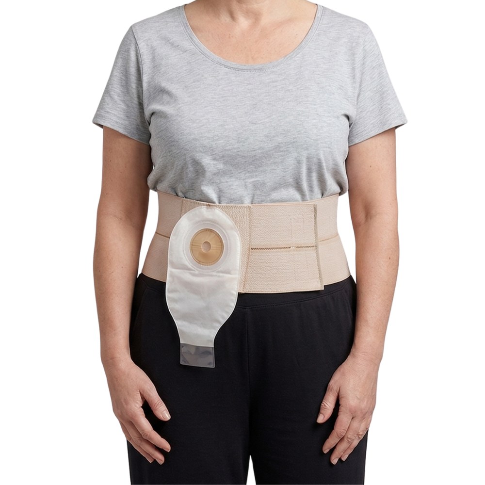 Cinturón para Colostomía Faja 2 Bandas Blunding – cinturón de soporte para bolsa de colostomía con 2 bandas elásticas (vista 2)