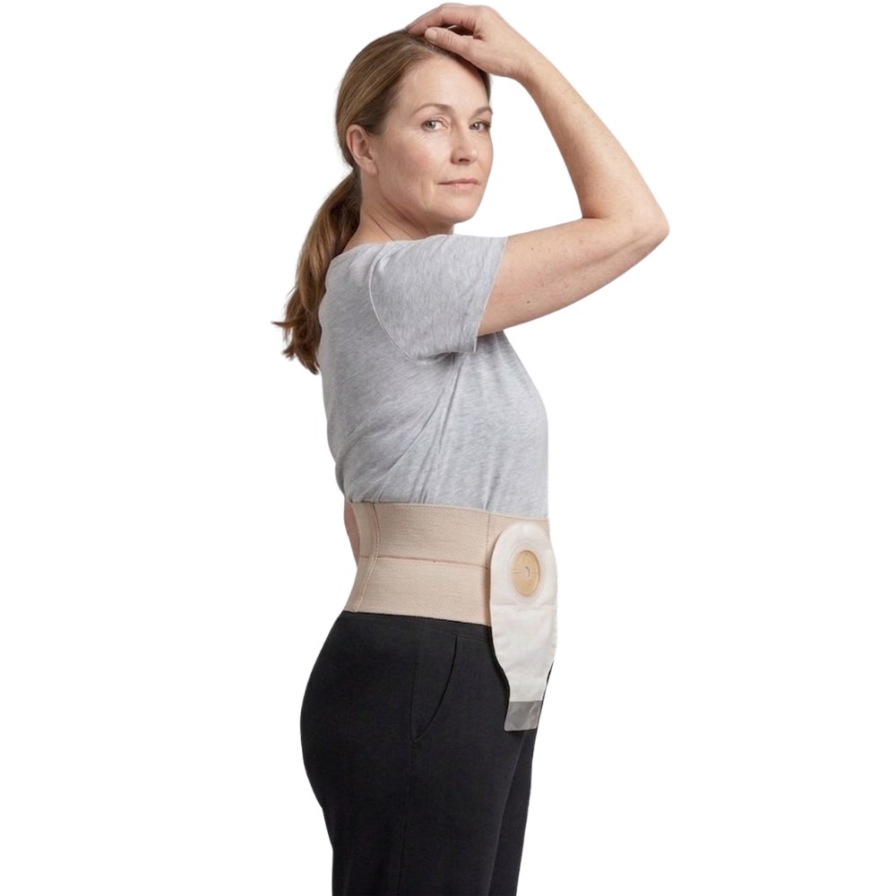 Cinturón para Colostomía Faja 2 Bandas Blunding – cinturón de soporte para bolsa de colostomía con 2 bandas elásticas (vista 3)