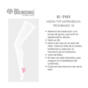 Media Antiembólica Trombimed Blunding