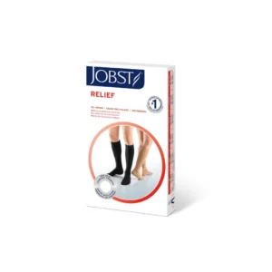 Media Jobst Relief 30-40 mmHg a la Rodilla Punta Abierta Talla M