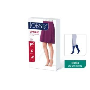 Media Jobst Opaque a la Rodilla 20-30 mmHg Negra