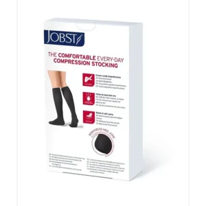 Media Jobst Opaque a la Rodilla 15-20 mmHg Negra